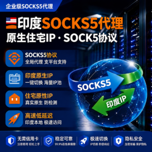 印度原生住宅IP | 高速稳定SOCKS5代理 | 真实家庭宽带节点