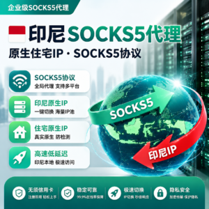 印尼原生住宅IP | 高速稳定SOCKS5代理 | 真实家庭宽带节点